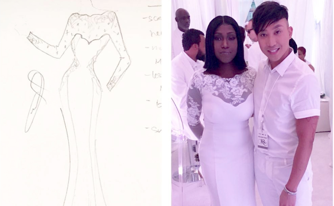 Gucci Mane's Wife Keyshia Ka'oir's Wedding Dress, Bouquet