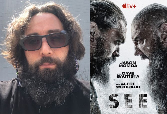 Assistant Director Mousa Ghodratifard and Apple TV series, See poster