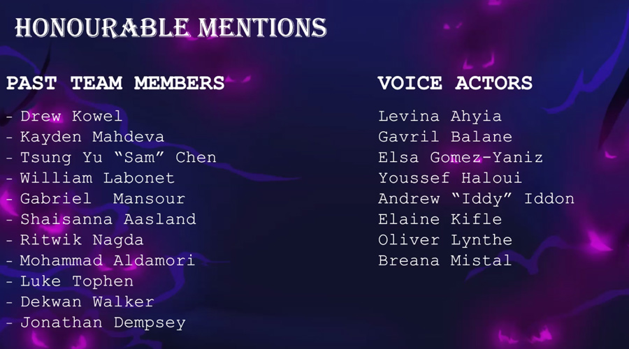 Project Soul Honourable Mentions