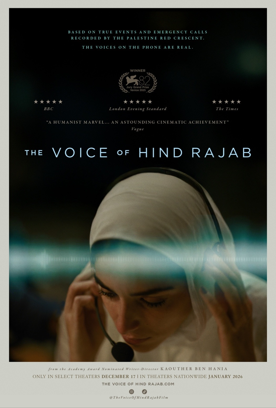 Voice of Hind Rajab poster
