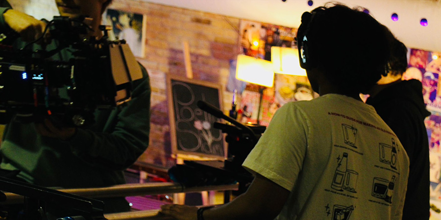 Justin Abraham Varghese on set